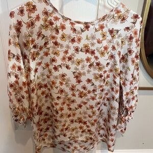 Floral Print Women's Top